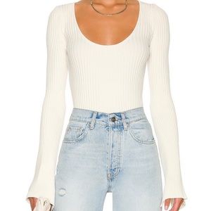 Brand new Anine Bing Scarlet sweater in an ivory color. Size L.